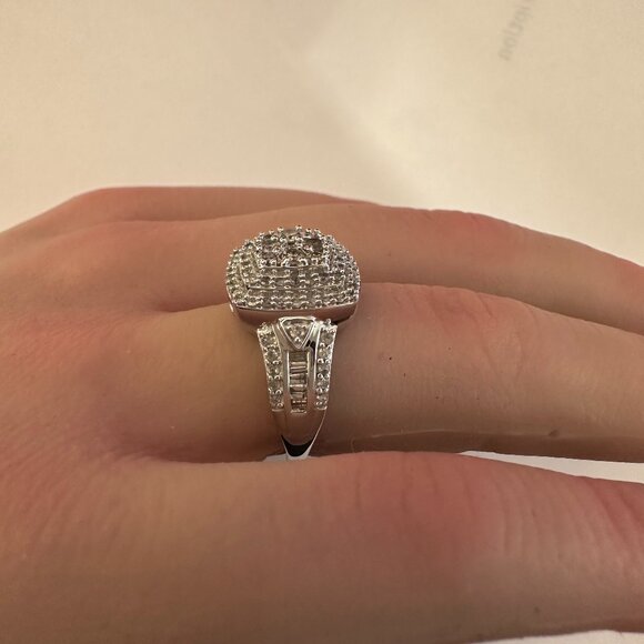 Beautiful 1.00 Carat Natural Cushion Cut Diamond Ring Size 6.25 - Picture 15 of 16